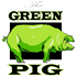 The Green Pig Pub logo scroll