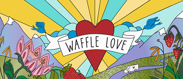Waffle Love logo top