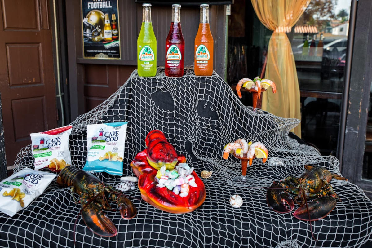 Lobsters and restaurant products