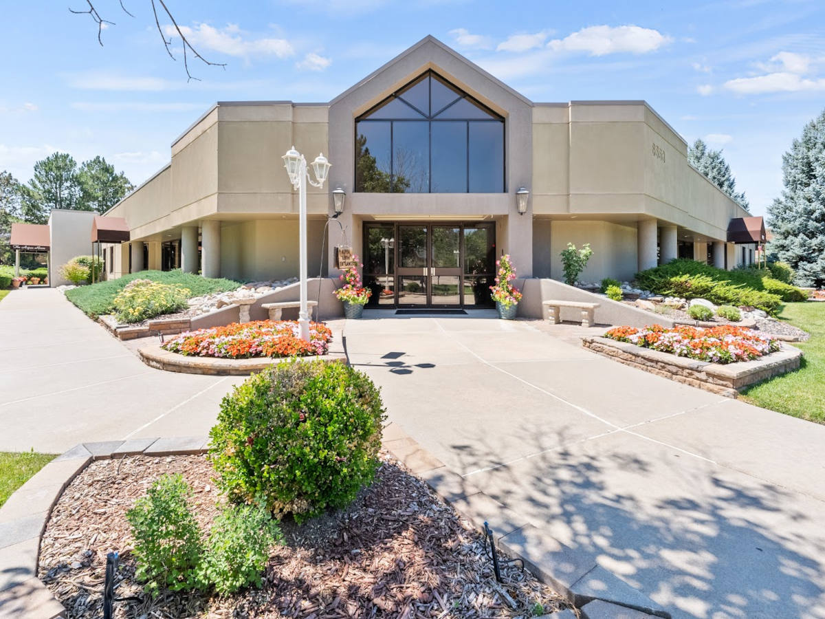 entrance to the restaurant