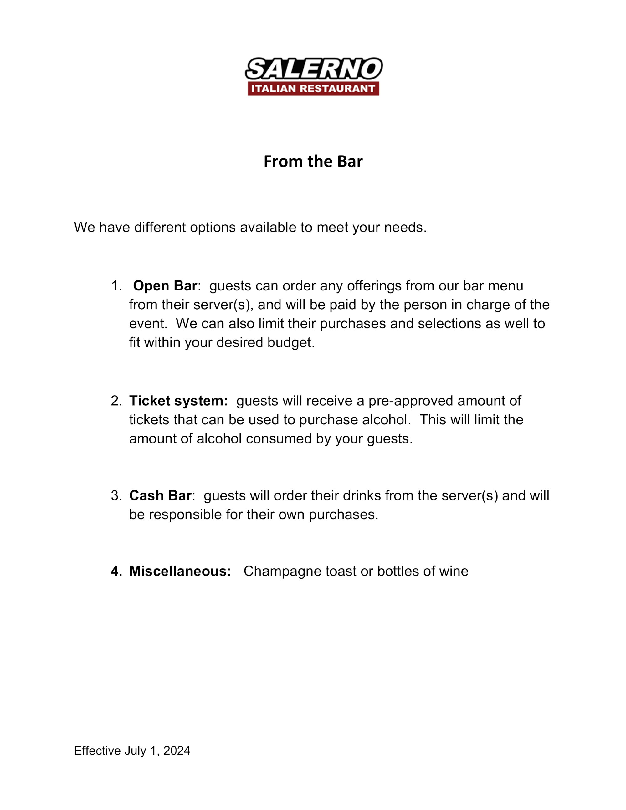 Private Room Packages 6