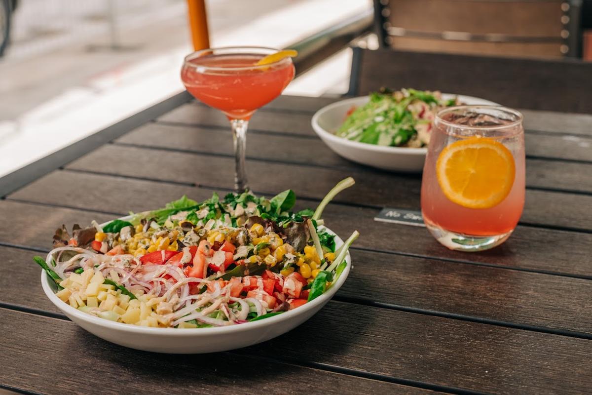 Southwest Salad with coctail
