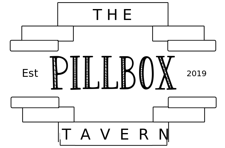 The Pillbox Tavern logo top