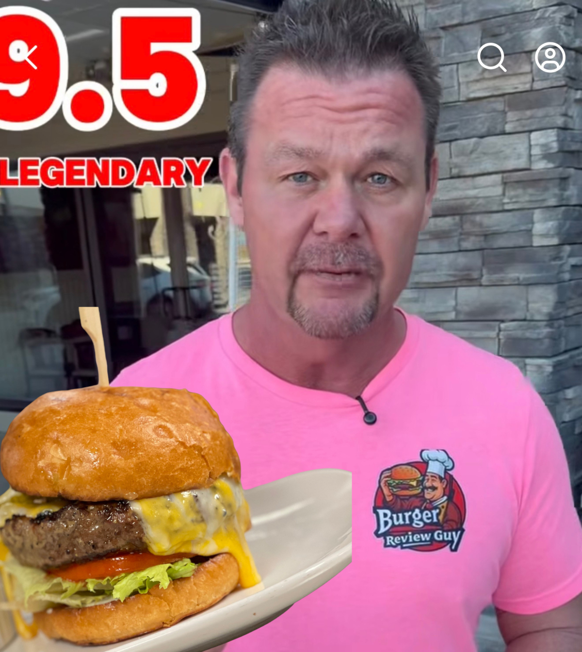 Burger Review Guy at Georgio's Grill & Bar