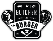 Butcher & The Burger logo scroll