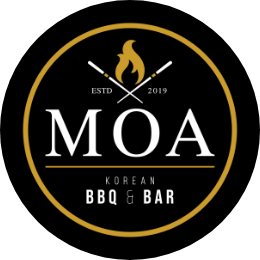 Moa Korean BBQ logo scroll - Homepage