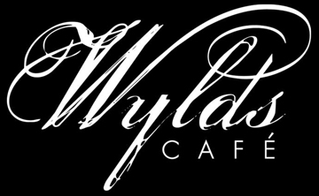 Wylds Cafe logo scroll