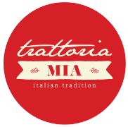 Trattoria Mia logo scroll