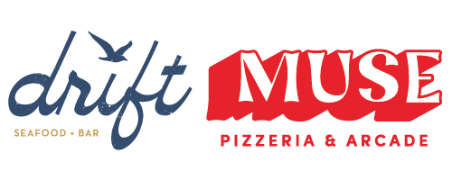 Drift & Muse logo top - Homepage