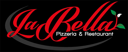 LaBella Pizzeria and Restaurant logo scroll