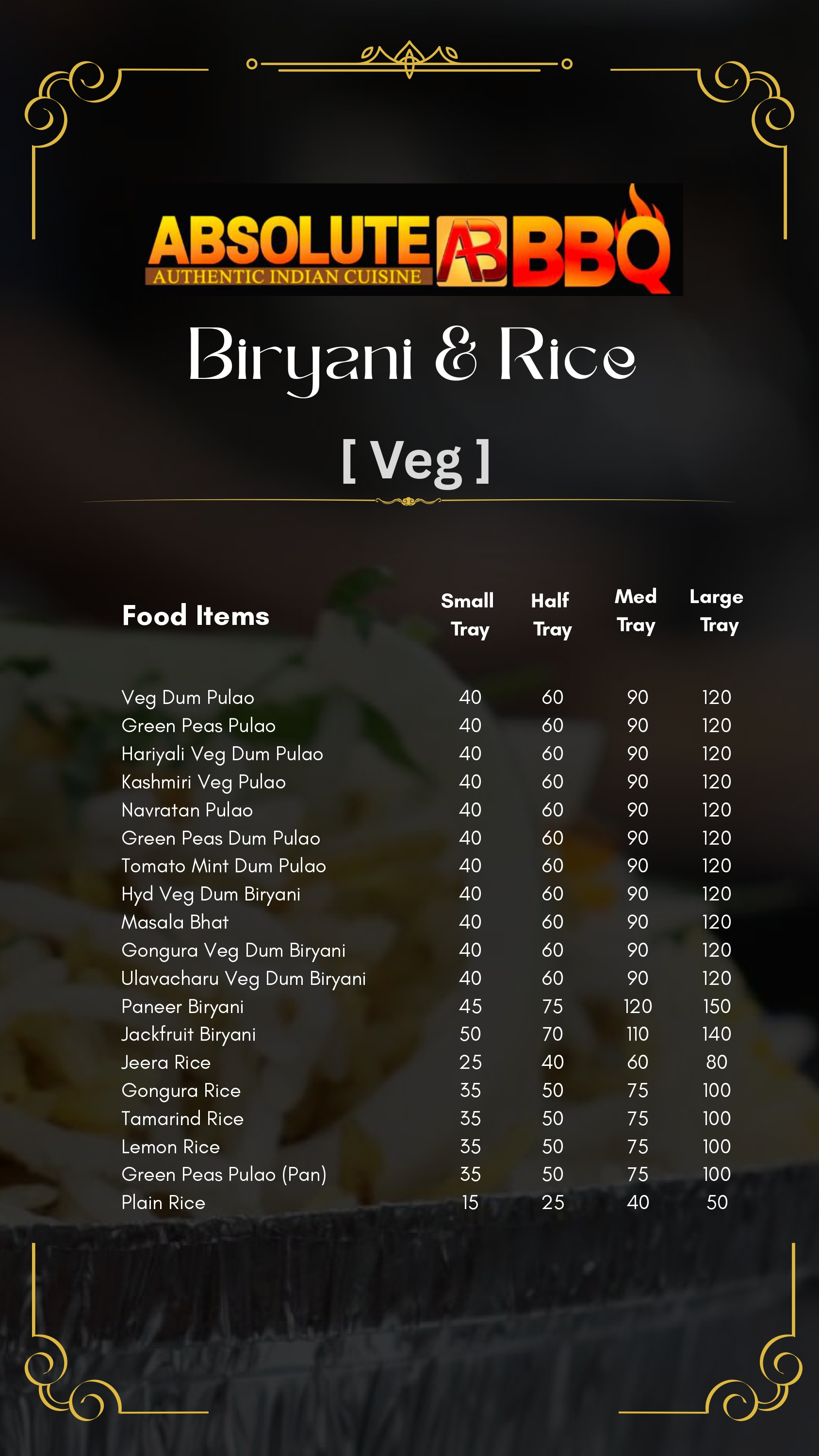 catering menu 24