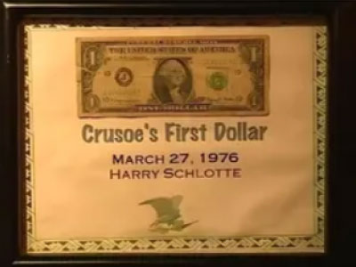 crusoe's first dollar