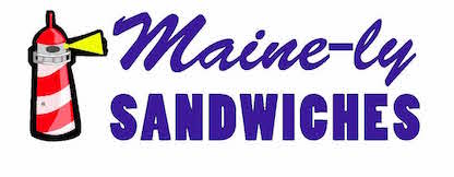Maine-ly Sandwiches logo scroll