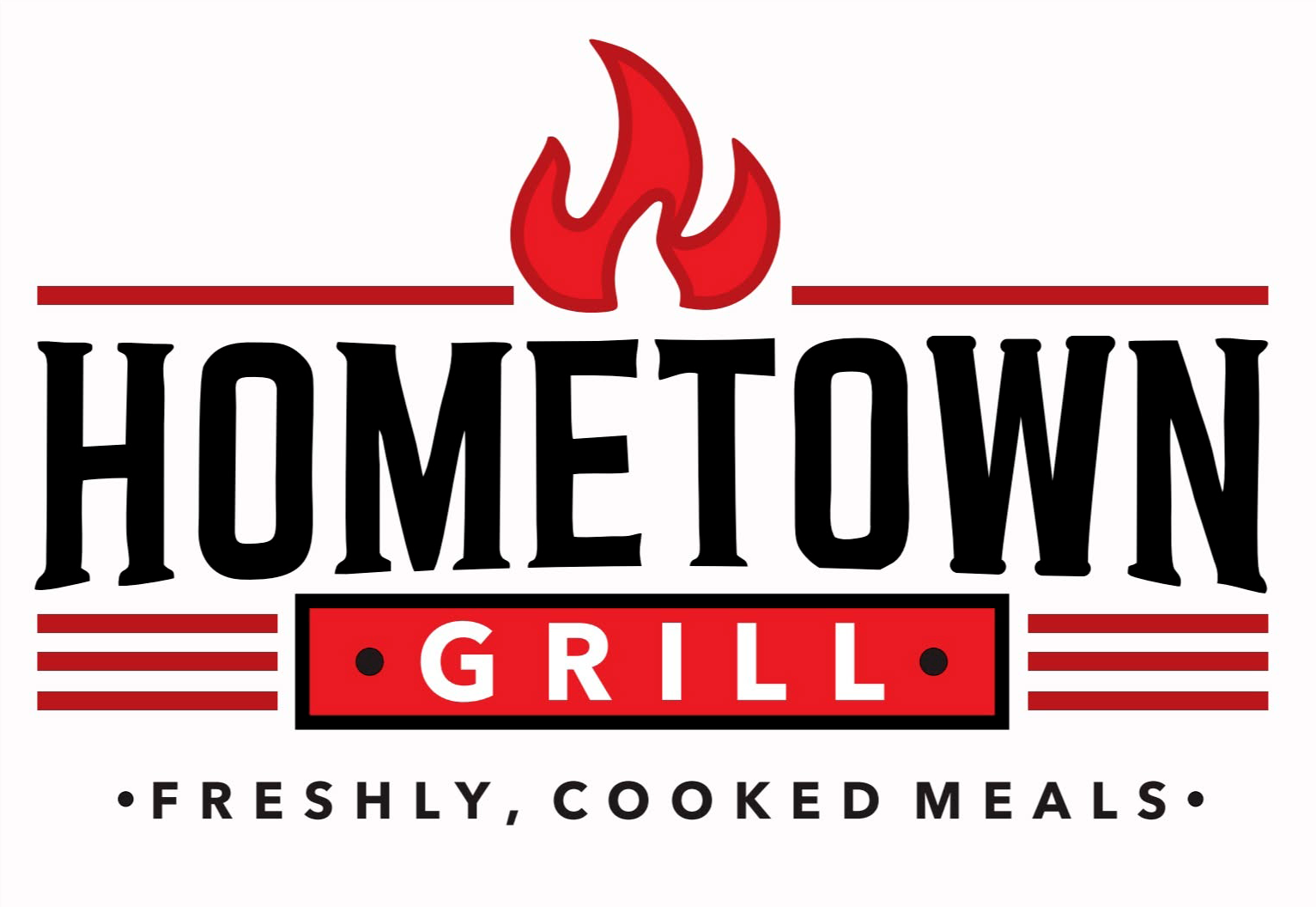 Hometown Grill logo top - Homepage