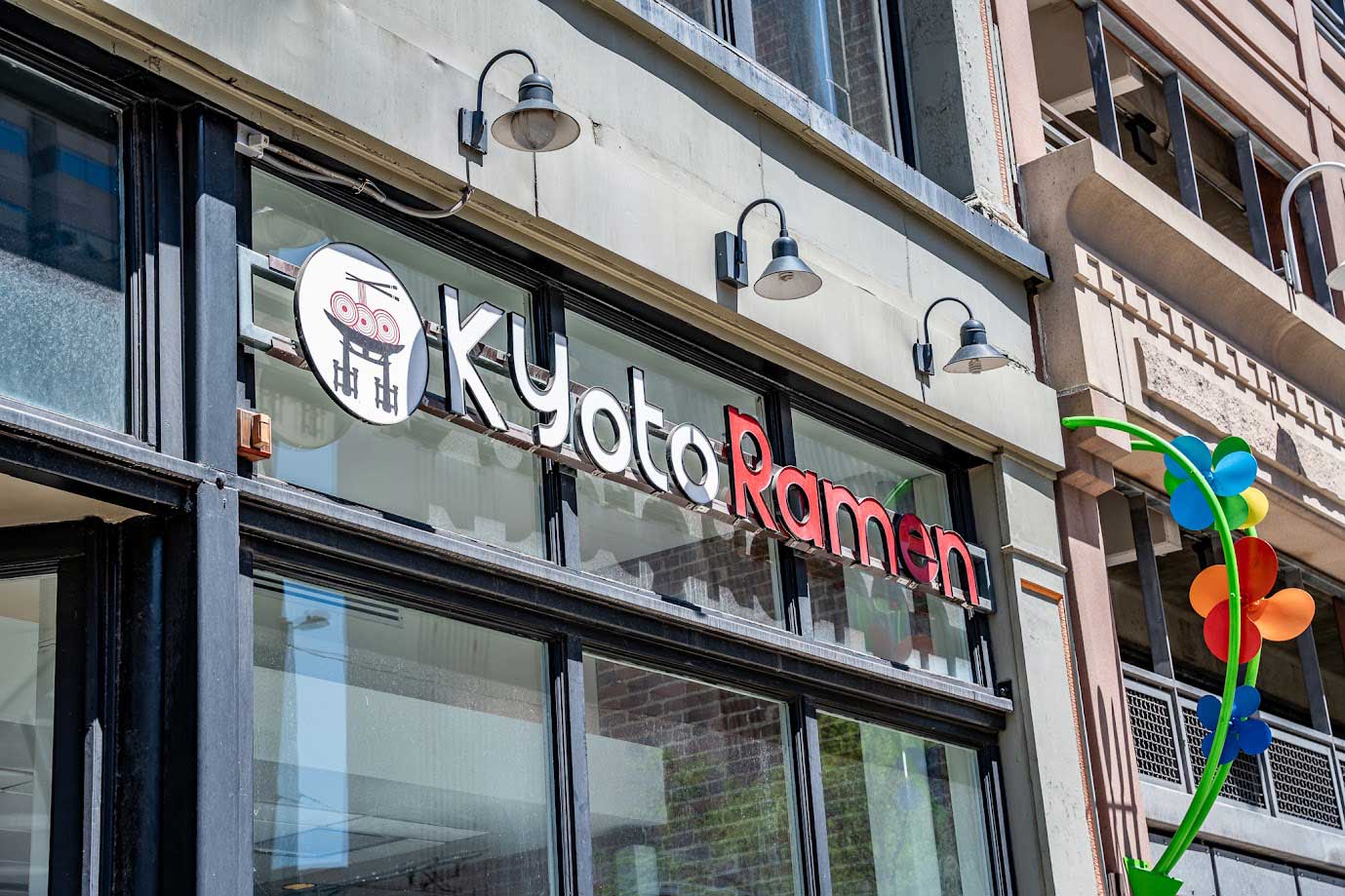 Kyoto Scratch Kitchen restaurant logo - View nutrition facts, calories, and macros for menu items at 1617 California St, Denver, CO 80202