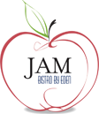 Jam Bistro logo scroll