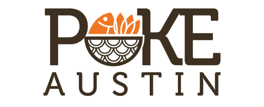 Poke Austin logo scroll