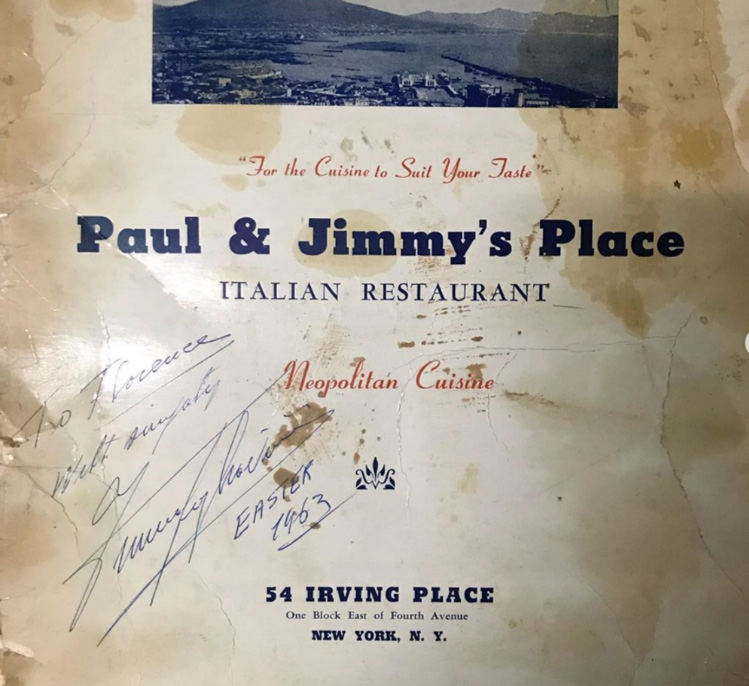 Paul & Jimmy's Place vintage banner
