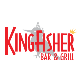 Kingfisher Bar & Grill logo scroll