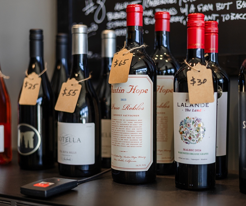 bottles of wine