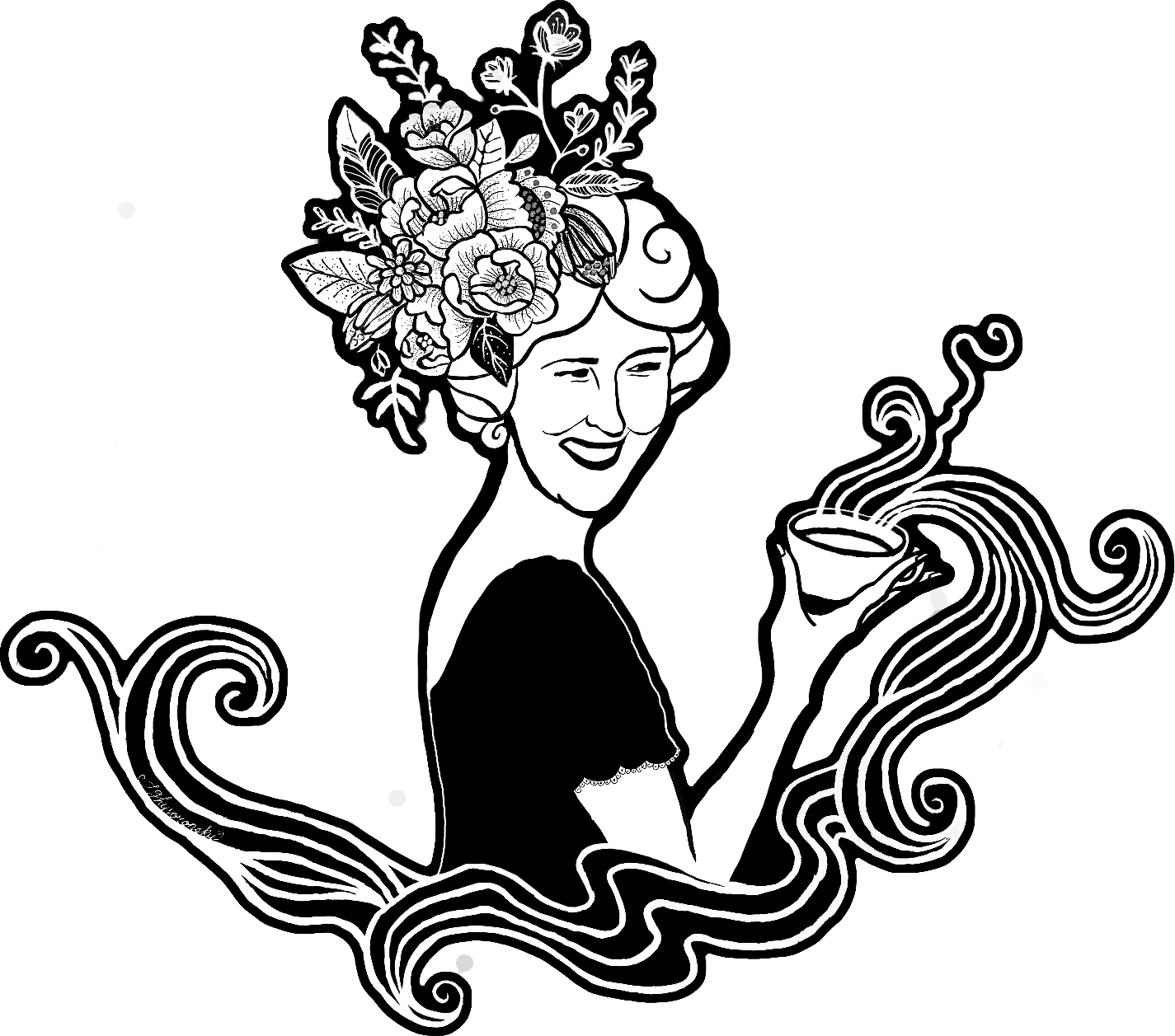 Nadines Coffee House logo top - Homepage