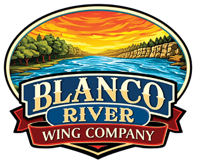 Blanco River Wing Company logo top - Homepage