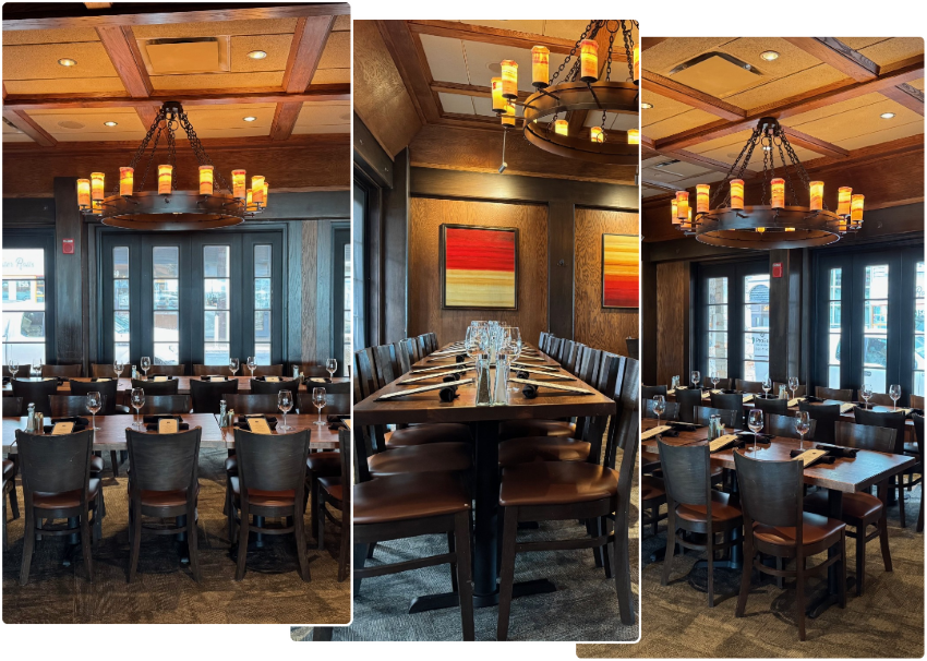 Redstone American Grill National Harbor private dining space