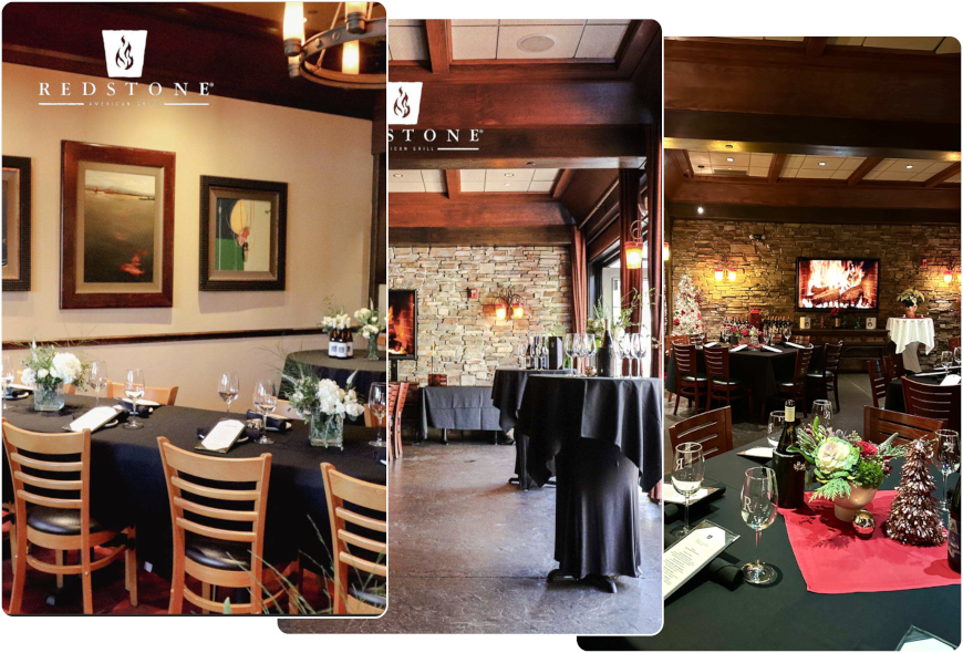 Redstone American Grill Oakbrook Terrace private dining space