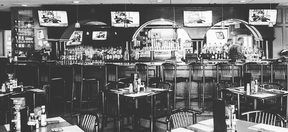 Nora location interior, bar and tables