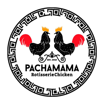 Pachamama Chicken logo scroll