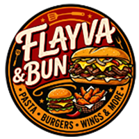 Flayva & Bun logo top - Homepage