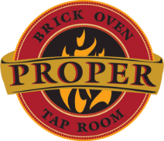 Proper Brick Oven & Tap Room logo top - Homepage