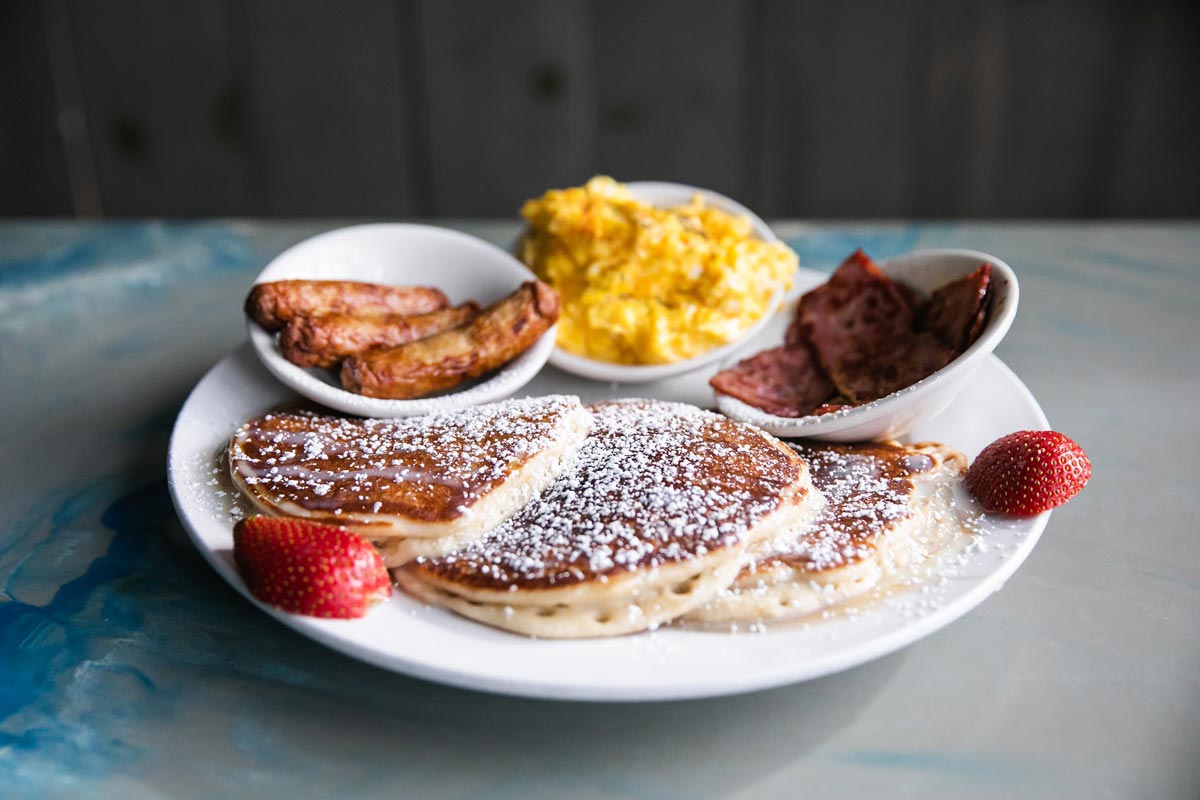 Buttermilk pancake platter