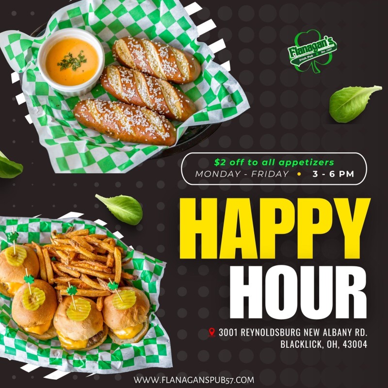 Happy Hour menu 2