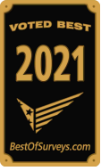 voted best 2021 award sticker