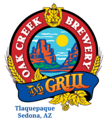 Oak Creek Brewery & Grill logo top - Homepage