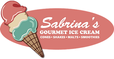 sabrina's ice cream logo