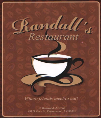 Randall's Restaurant logo scroll