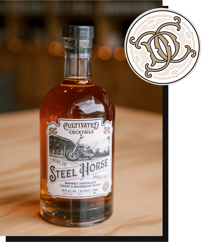 Steel Horse Whisky bottle