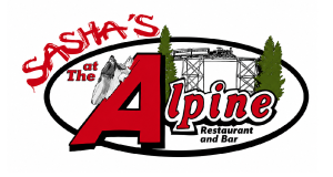 Sasha's at the Alpine logo top - Homepage