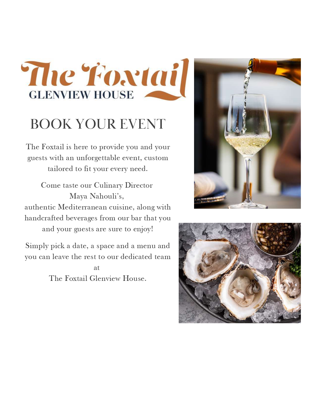 Event Menu