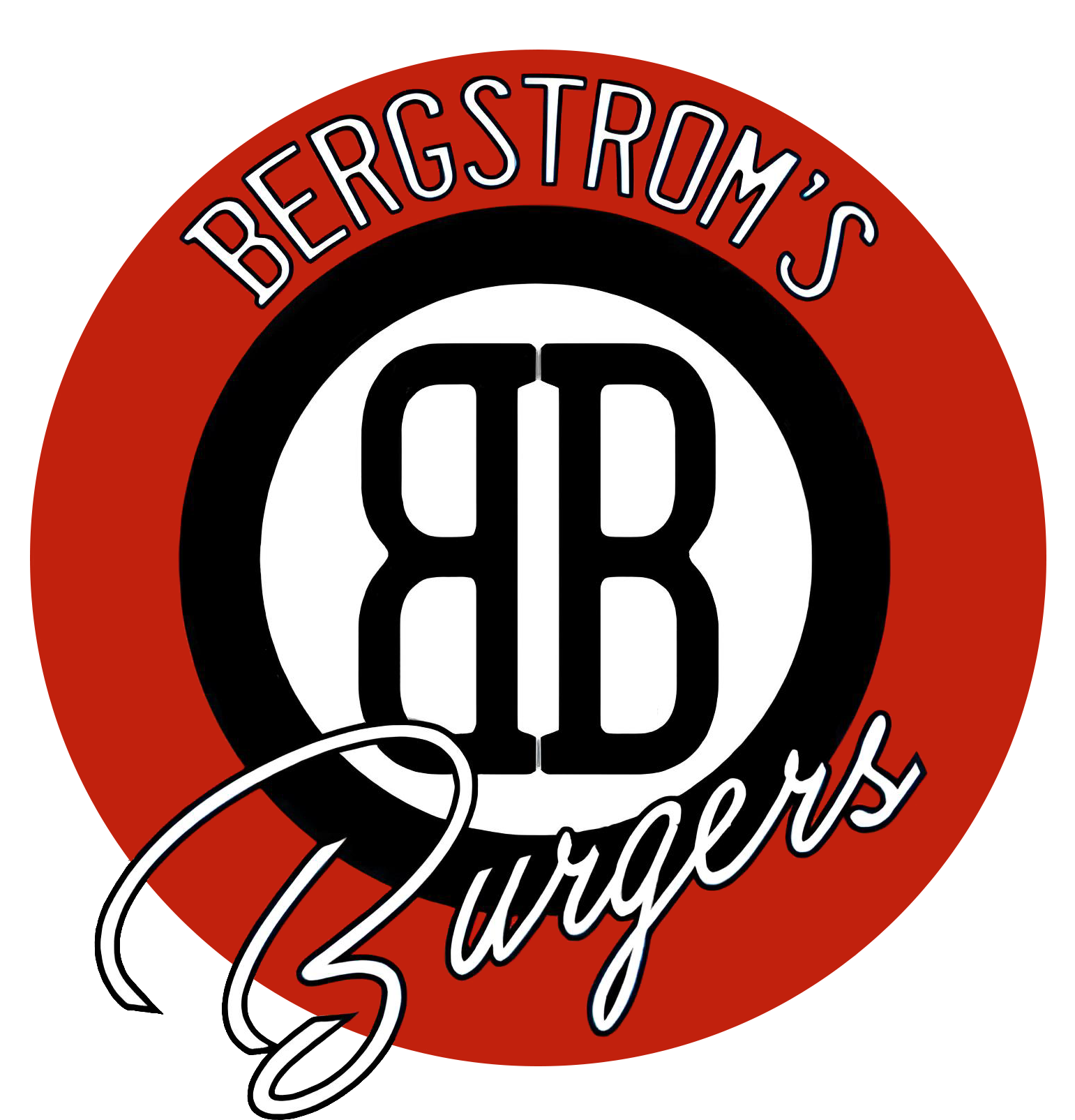 Bergstrom's Burgers logo top - Homepage
