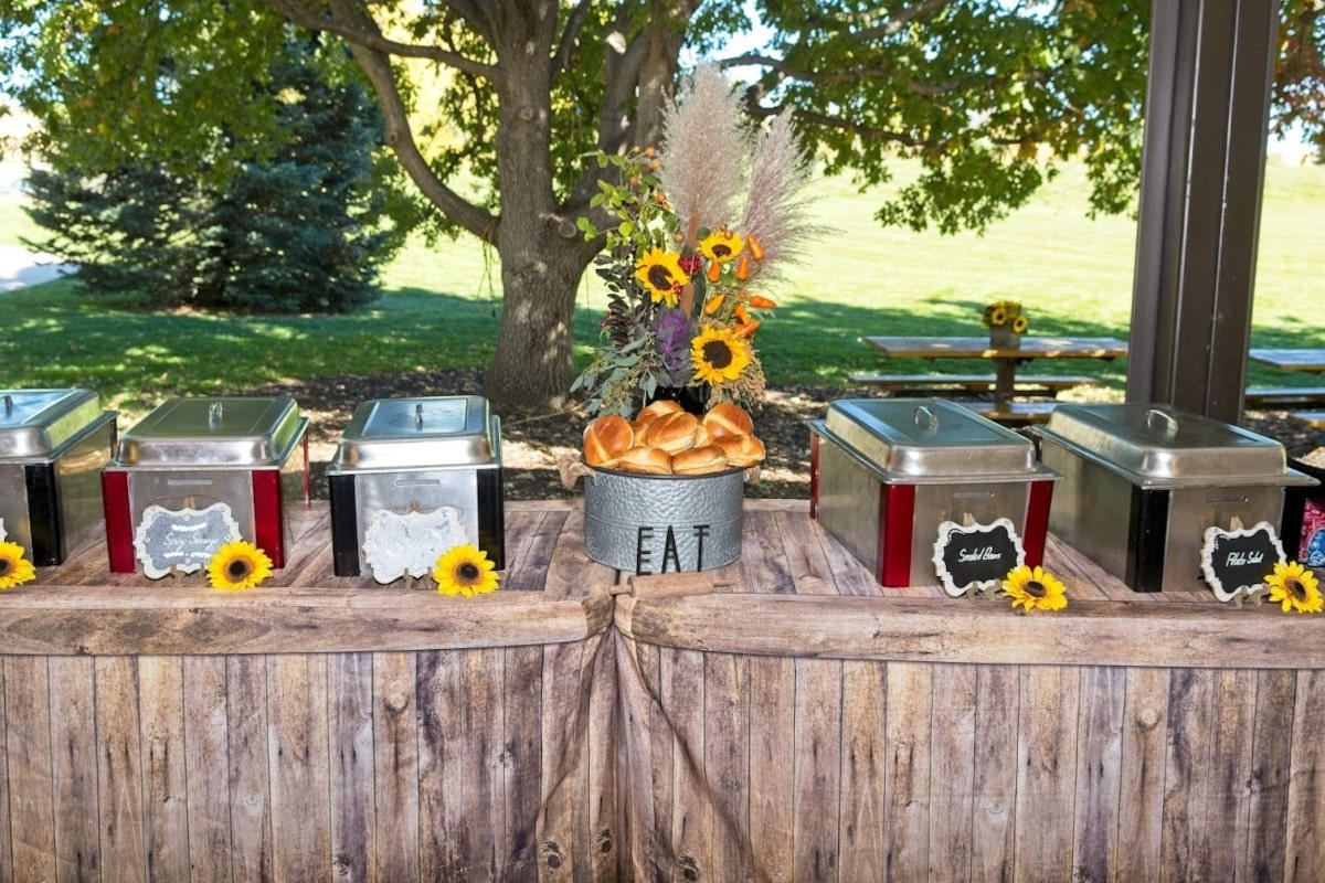Different types of food on the table