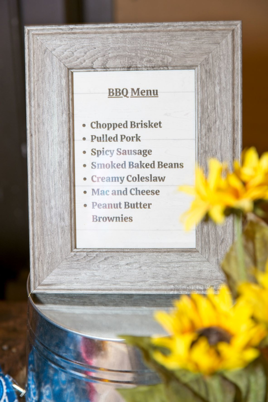 BBQ menu