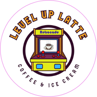 Level Up Latte & Creamery logo top - Homepage