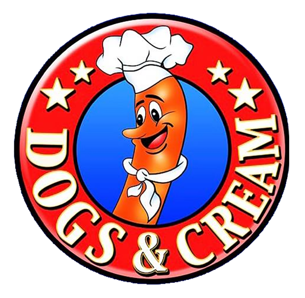 Dogs & Cream logo top - Homepage