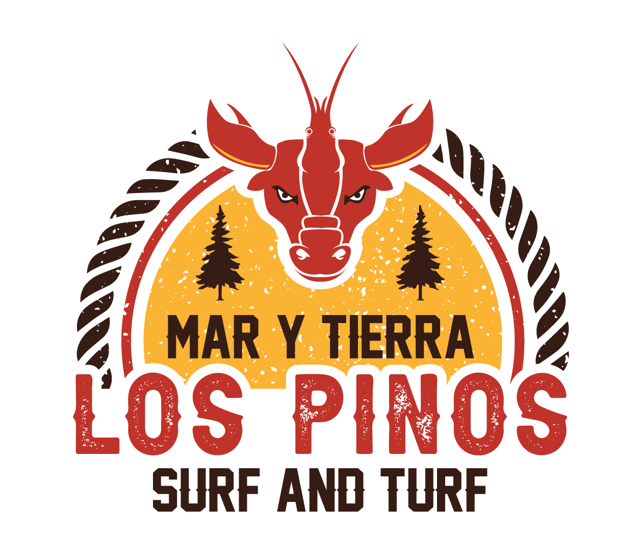 Los Pinos Surf and Turf logo top - Homepage