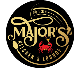 Major's Kitchen and Lounge logo scroll - Homepage