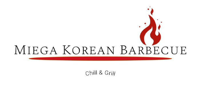 Miega Korean Barbeque logo scroll
