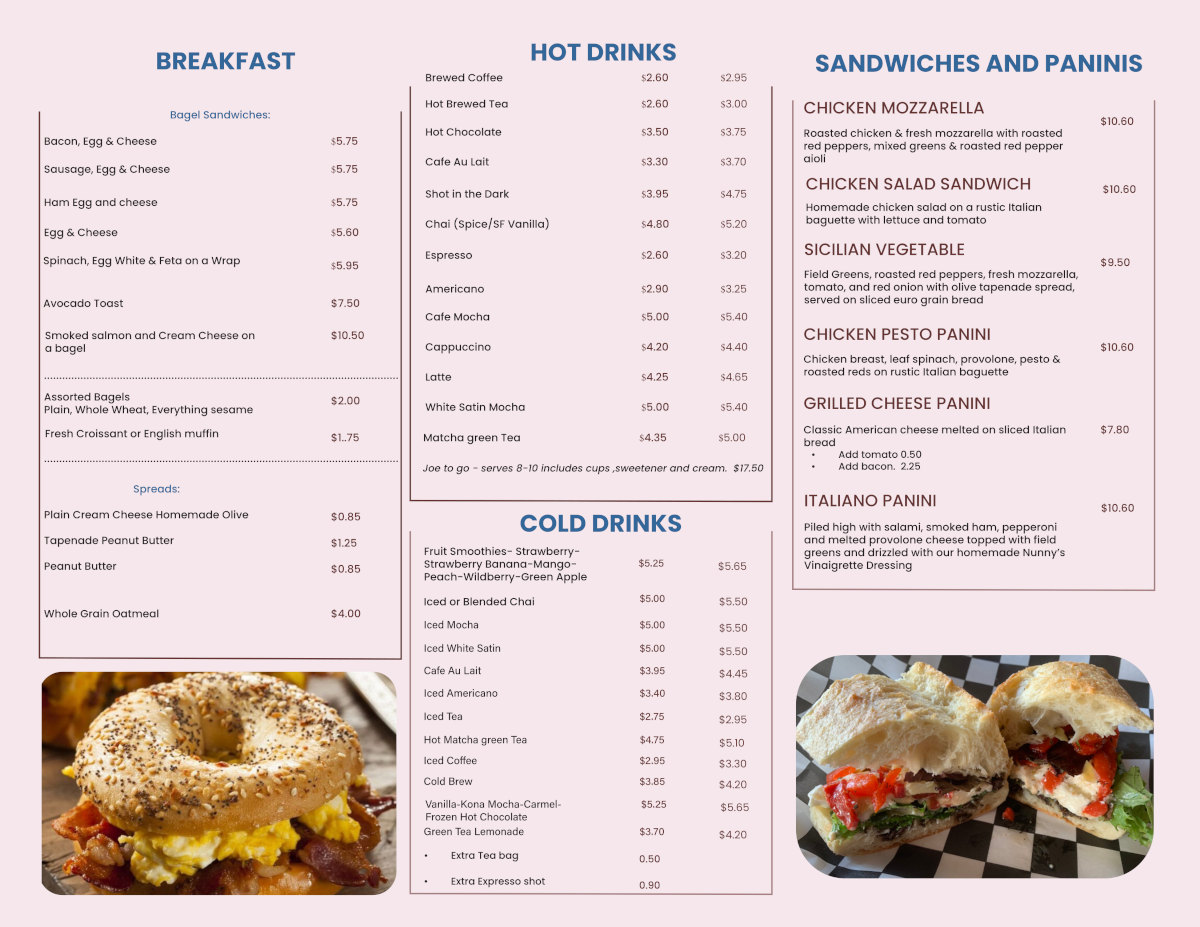 South menu 2